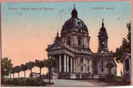 Cartolina Torino Chiesa Reale Di Superga - Viaggiata 1915 - Églises