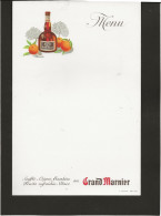 LOT DE 20 MENUS "GRAND MARNIER"  TTB - Menu