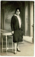 Carte Photo (studio) - Souvenir De 1929 - Tante Olga - Généalogie