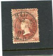 AUSTRALIA/SOUTH AUSTRALIA - 1863  1s  BROWN  FINE  USED  SG 39 - Gebruikt