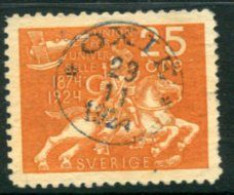 SWEDEN 1924  World Postal Union 25 öre Used  Michel 163 - Usados