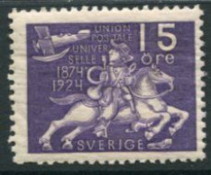 SWEDEN 1924  World Postal Union 15 öre LHM / *  Michel 161 - Ongebruikt