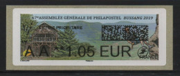 Atm, Nabanco, Code Datamatrix, Lettre Priorit AA 1.05, Théatre Du Peuple, Escalade, 67éme A.G. Philapostel, Bussang 2019 - 2010-... Vignette Illustrate