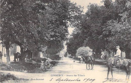 FRANCE - CPA - 55 - COMMERCY : Avenue Des Tilleuls ( Animation : Cavaliers - Attelage ) Meuse - Commercy