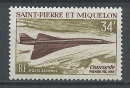 SPM MIQUELON 1969 PA N° 43 ** Neuf MNH Superbe C 39 € Avions Supersoniques Planes Concorde Transports - Nuevos