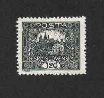 Czechoslovakia 1919 MNH ** Mi 32 A Sc 36 Hradcany At Prague Perforated. Tschechoslowakei C5 - Unused Stamps