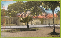 Af3016 -  VENEZUELA - VINTAGE POSTCARD - Maracay - Hotel Jardin - Tennis Court - Venezuela