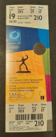 Athens 2004 Olympic Games -  Fencing Unused Ticket, Code: 210 - Apparel, Souvenirs & Other