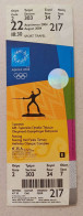 Athens 2004 Olympic Games -  Fencing Unused Ticket, Code: 217 - Uniformes Recordatorios & Misc