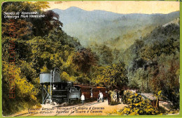 Af3009 -  VENEZUELA - VINTAGE POSTCARD - Railroad La Guaira A Caracas -1913 - Venezuela