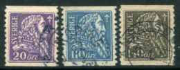SWEDEN 1921 400th Anniversary Of Liberation War Used.  Michel 141-43 - Oblitérés