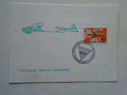 D200645 Hungary  -1986 Emléklap Levelezőlap - Postcard Dunakeszi  Gliding Championship  Championnat De Vol à Voile - Strassenbahnen