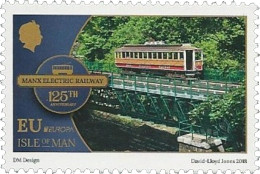 SALE!!! ISLA DE MAN ISLE OF MAN INSEL MAN 2018 EUROPA CEPT BRIDGES 1 Stamp With "EUROPA" Logo MNH ** - 2018