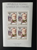 Comores Comoros Komoren 1999 YT 1116 Louis Pasteur Santé Health Vaccin Vaccine Rage Tollwut - Comores (1975-...)