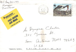 ZAMBIA - AIRMAIL 1997 - TEXAS / WWF / 4566 - Zambia (1965-...)