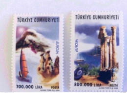 EUROPA CEPT 2004 ISLAND 2 V Neuf MNH **YT 994 995 Vacances Holidays ISLAND - 2004