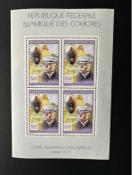 Comores Comoros Komoren 1999 YT 1118 Comte Ferdinand Graf Von Zeppelin Sphinx - Isole Comore (1975-...)