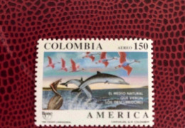 COLOMBIE 1990 1v Neuf MNH ** Aerien Airmail YT PA 823 Whale  Delfino Dauphin Dolphin Delfín COLOMBIA - Delfini