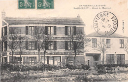 GARGENVILLE (Yvelines) - Rangiport - Hôtel Léon Mention - Voyagé 1910 (2 Scans) Marie Paquier à Fourcherolles, Dampierre - Gargenville