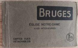 Cartes Postales Anciennes - Carnet De Cartes Complet - Bruges - Eglise Notre Dame - Vues Intérieures - Nels - Autres & Non Classés