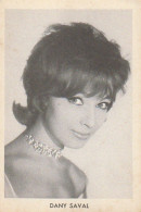 HO Nw (1) DANY SAVAL , ARTISTE - IMAGE PUBLICITAIRE CHOCOLAT CANTALOUP CATALA , PERPIGNAN - 2 SCANS - Colecciones