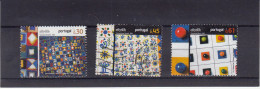 Portugal, (108), Artistas Portugueses, 2007, Mundifil Nº 3514 A 3516 Used - Oblitérés