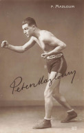 Boxe * Carte Photo * Le Boxeur " Peter MAZLOUM " * Boxer Sport Sports - Boxe