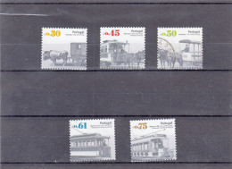 Portugal, (110), Transportes Publicos Urbanos, 2007, Mundifil Nº 3522 A 3526 Used - Usati