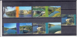 Portugal, (113), Barragens Portuguesasa, 2007, Mundifil Nº 3535 A 3539 Used - Gebruikt