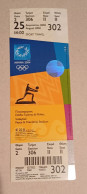 Athens 2004 Olympic Games -  Volleyball Unused Ticket, Code: 302 - Bekleidung, Souvenirs Und Sonstige