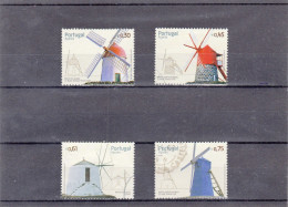 Portugal, (115), Moinhos De Vento - Açores, 2007, Mundifil Nº 3549 A 3552 Used - Gebraucht