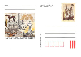 HUNGARY - POSTCARD 17 Ft 1996 AGRICULTURAL MUSEUM / 4579 - Postal Stationery