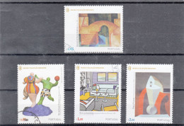 Portugal, (122), Museu Colecção Berardo, 2007, Mundifil Nº 3595 A 3598 Used - Used Stamps