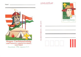 HUNGARY - POSTCARD 17 Ft 1996 SCOUT ASS. / 4580 - Postal Stationery