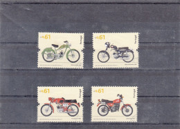 Portugal, (125), Motos, 2007, Mundifil Nº 3612 A 3615 Used - Usati