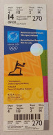 Athens 2004 Olympic Games -  Volleyball Unused Ticket, Code: 270 - Abbigliamento, Souvenirs & Varie