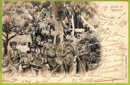 Af2976 - VENEZUELA - VINTAGE POSTCARD - Caracas - Indios - 1903 - Venezuela