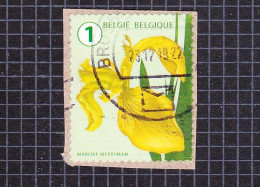 2017 Nr 4655 Gestempeld Op Fragment,bloemen. - Used Stamps