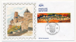 FRANCE - Env. FDC - 3,00f/0,46e Carcassonne - 3/03/2000 - 2000-2009