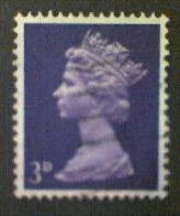 Great Britain, Scott #MH5, Used(o), 1967, Machin: Queen Elizabeth II, 3d, Spectrum Violet - Machins