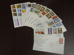 Cyprus 1976 Official Year Set FDC VF - Covers & Documents