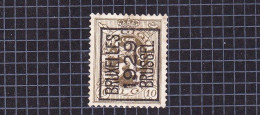 Heraldieke Leeuw:nr 280(*) Zonder Gom,voorafstempeling:Bruxelles 1929 Brussel. - Typo Precancels 1929-37 (Heraldic Lion)