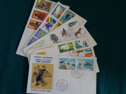 Cyprus 1979 Official Year Set FDC VF - Storia Postale