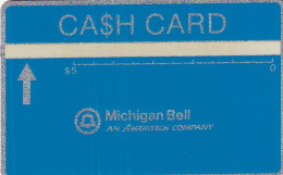 USA(L&G) - Michigan Bell, Blue Card $5, CN : 707B, Tirage 10000, Mint - [1] Tarjetas Holográficas (Landis & Gyr)