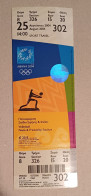 Athens 2004 Olympic Games -  Volleyball Unused Ticket, Code: 302 - Uniformes Recordatorios & Misc