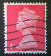 Great Britain, Scott #MH7, Used(o), 1969, Machin: Queen Elizabeth II, 4d, Vermillion - Machins