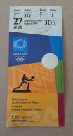 Athens 2004 Olympic Games -  Volleyball Used Ticket, Code: 305 - Abbigliamento, Souvenirs & Varie