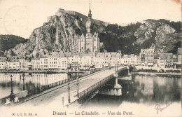 BELGIQUE - Dinant - La Citadelle - Vue Du Pont - Carte Postale Ancienne - Dinant