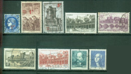 YT N° 486 489 499 500 501 539 545 581 Oblitérés - Used Stamps