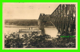 QUÉBEC - LE PONT - CIRCULÉE EN 1939 -  LES ÉDITIONS D'ART JACKIE - CLICHÉ EDWARDS - - Québec - La Cité